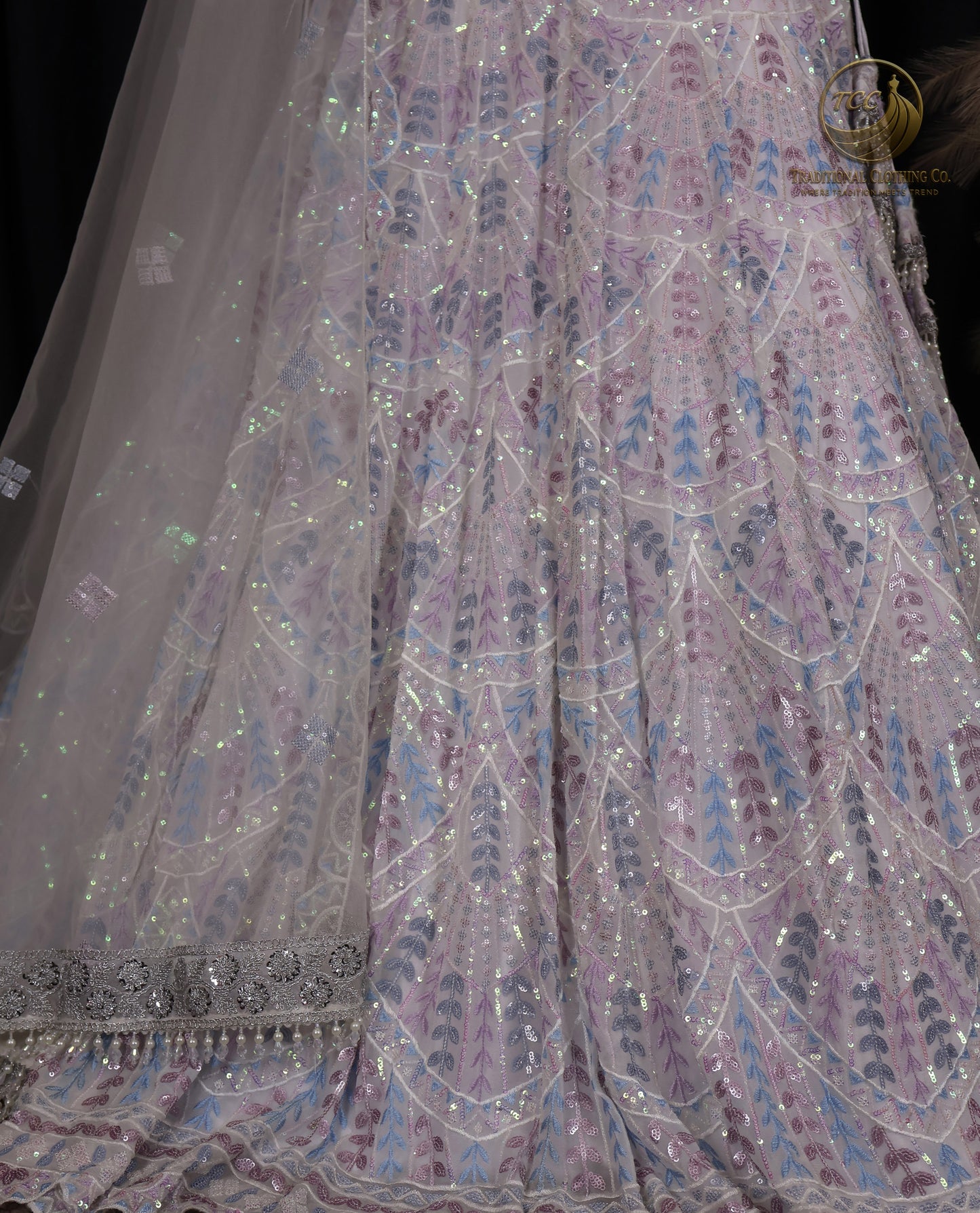 Elegant Embroidered Lehenga Choli – 3-Piece Traditional Set with Dupatta