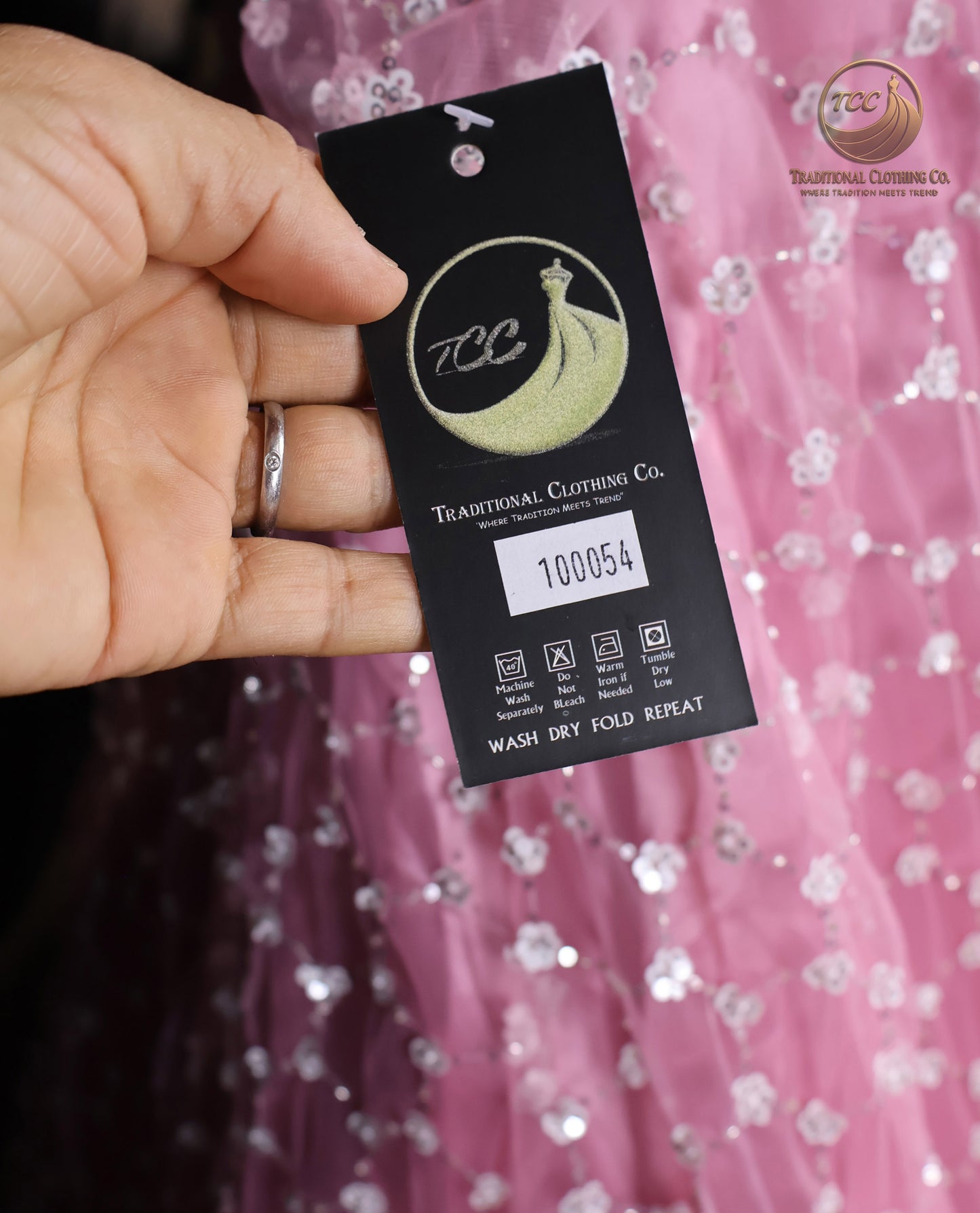 Pink Embroidered Lehenga Choli with Sheer Dupatta – Elegant Traditional Wear
