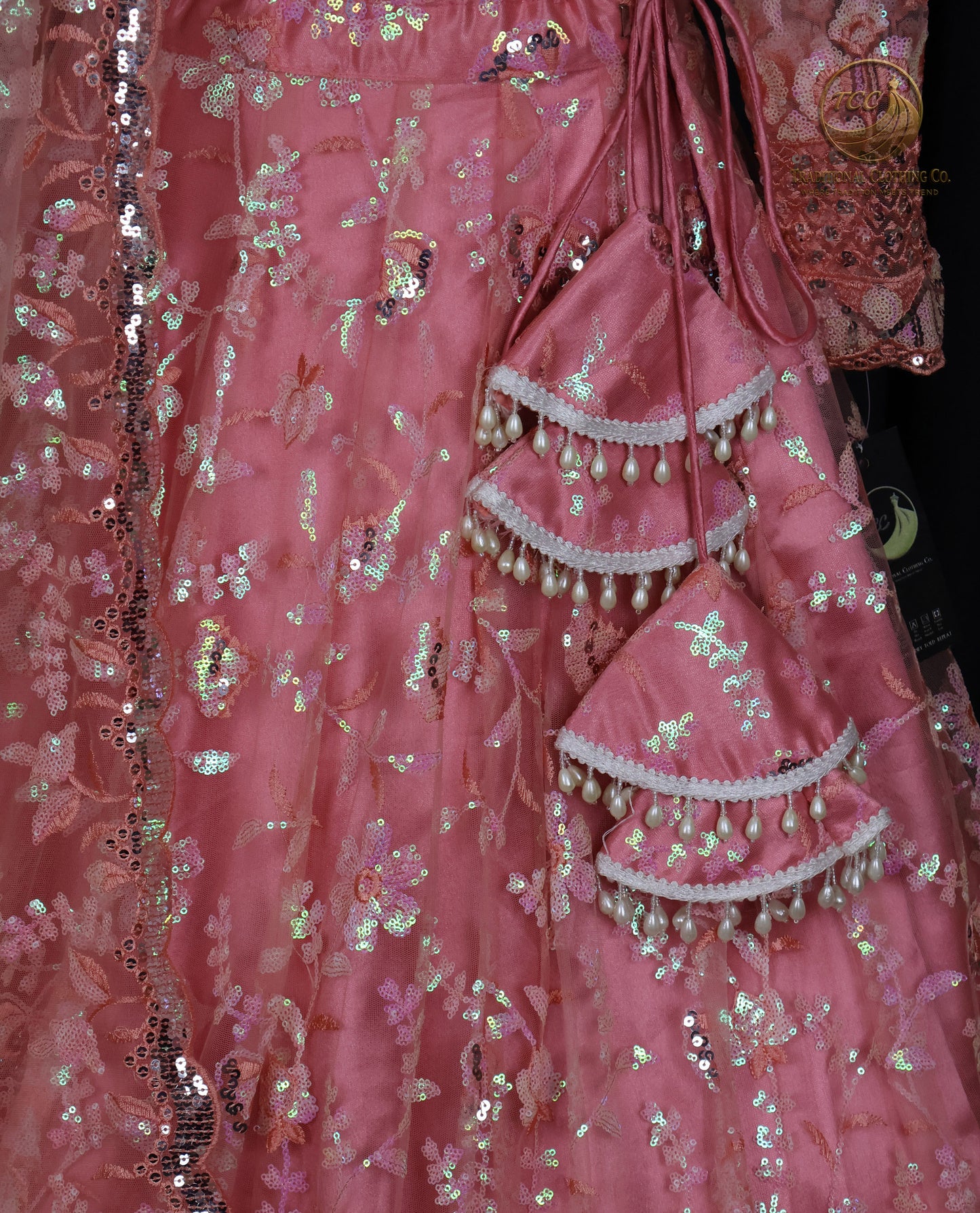 Stunning Pink Embroidered Lehenga Choli – Traditional Festive & Wedding Wear