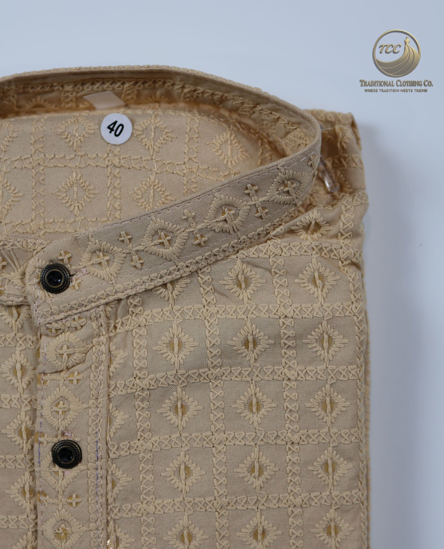 Men’s Chikankari Kurta Set with Tonal Embroidery, Festive Wear | Available in Multiple Colours