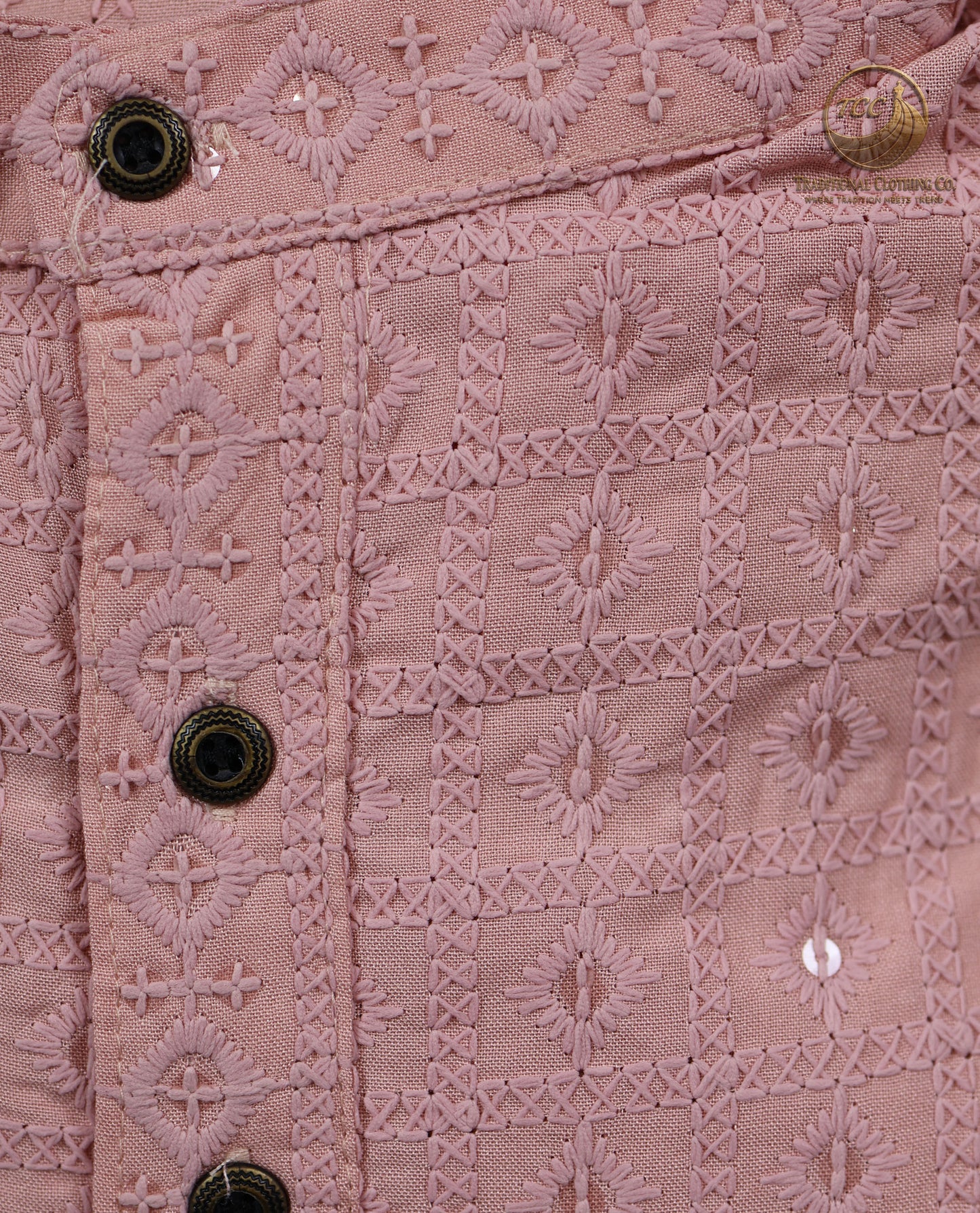 Men’s Chikankari Kurta Set with Tonal Embroidery, Festive Wear | Available in Multiple Colours
