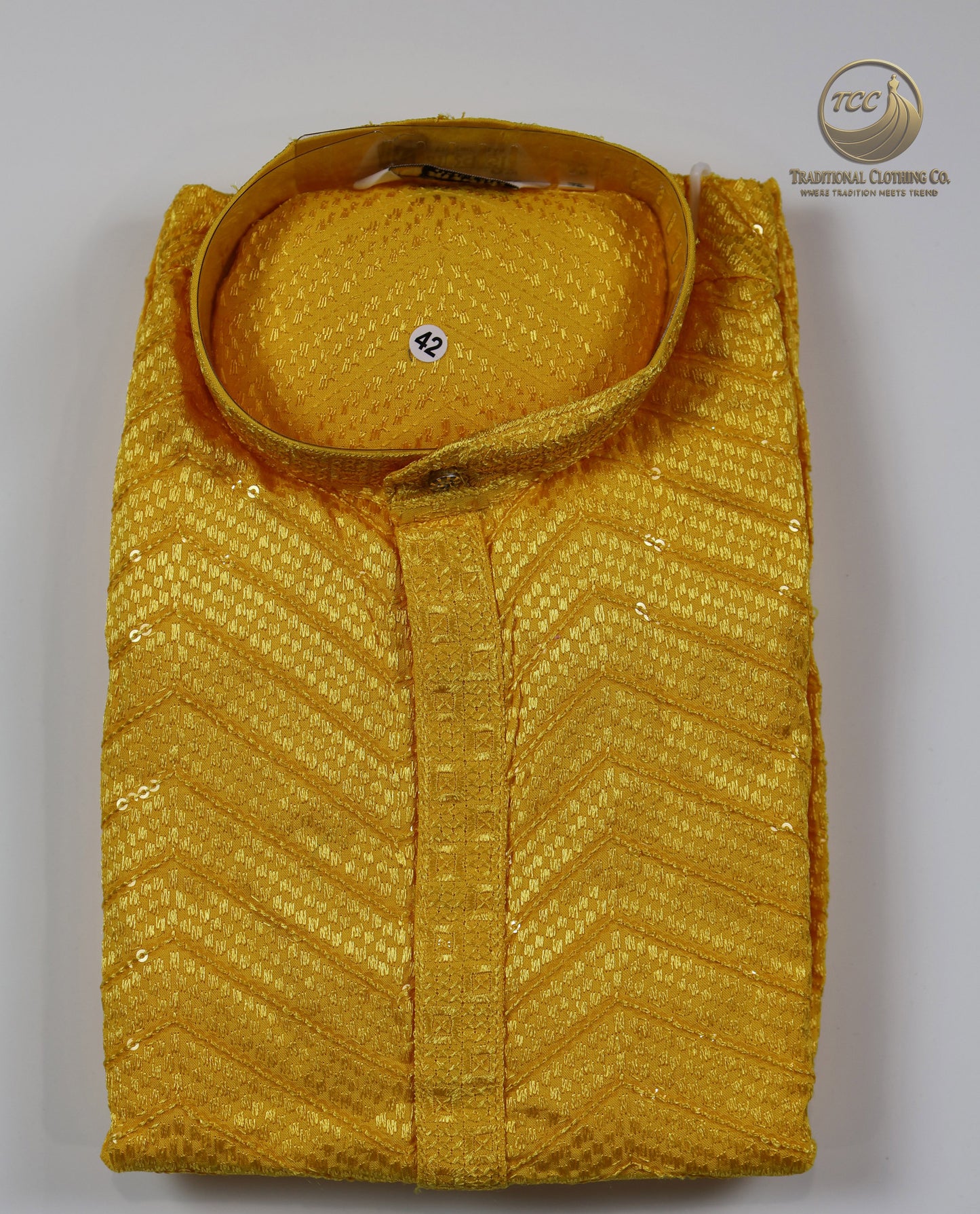 Men’s Chikan Kari Kurta – Hand Embroidered Cotton – Green, Yellow, Olive, Light Green, Red, Blue