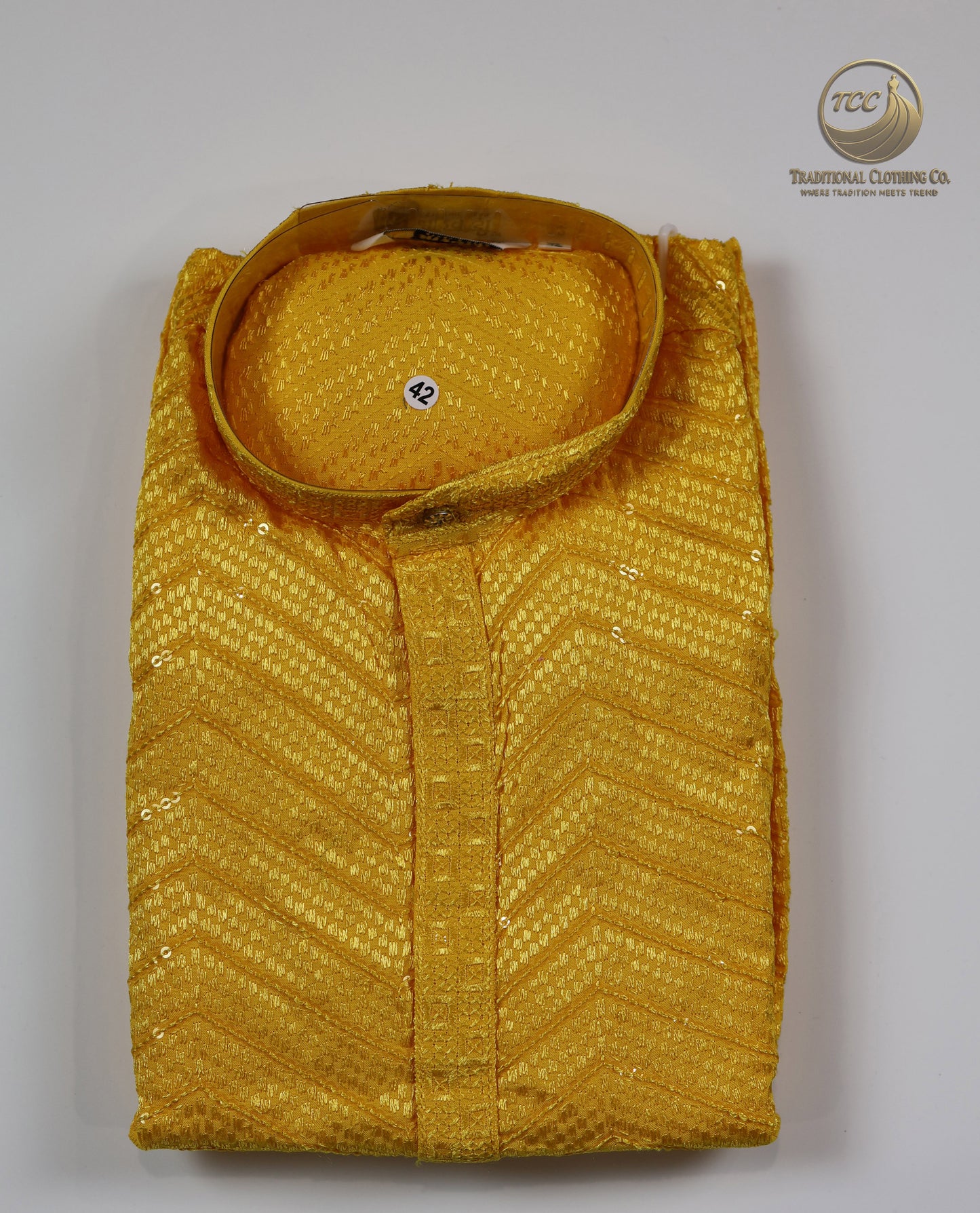 Men’s Chikan Kari Kurta – Hand Embroidered Cotton – Green, Yellow, Olive, Light Green, Red, Blue