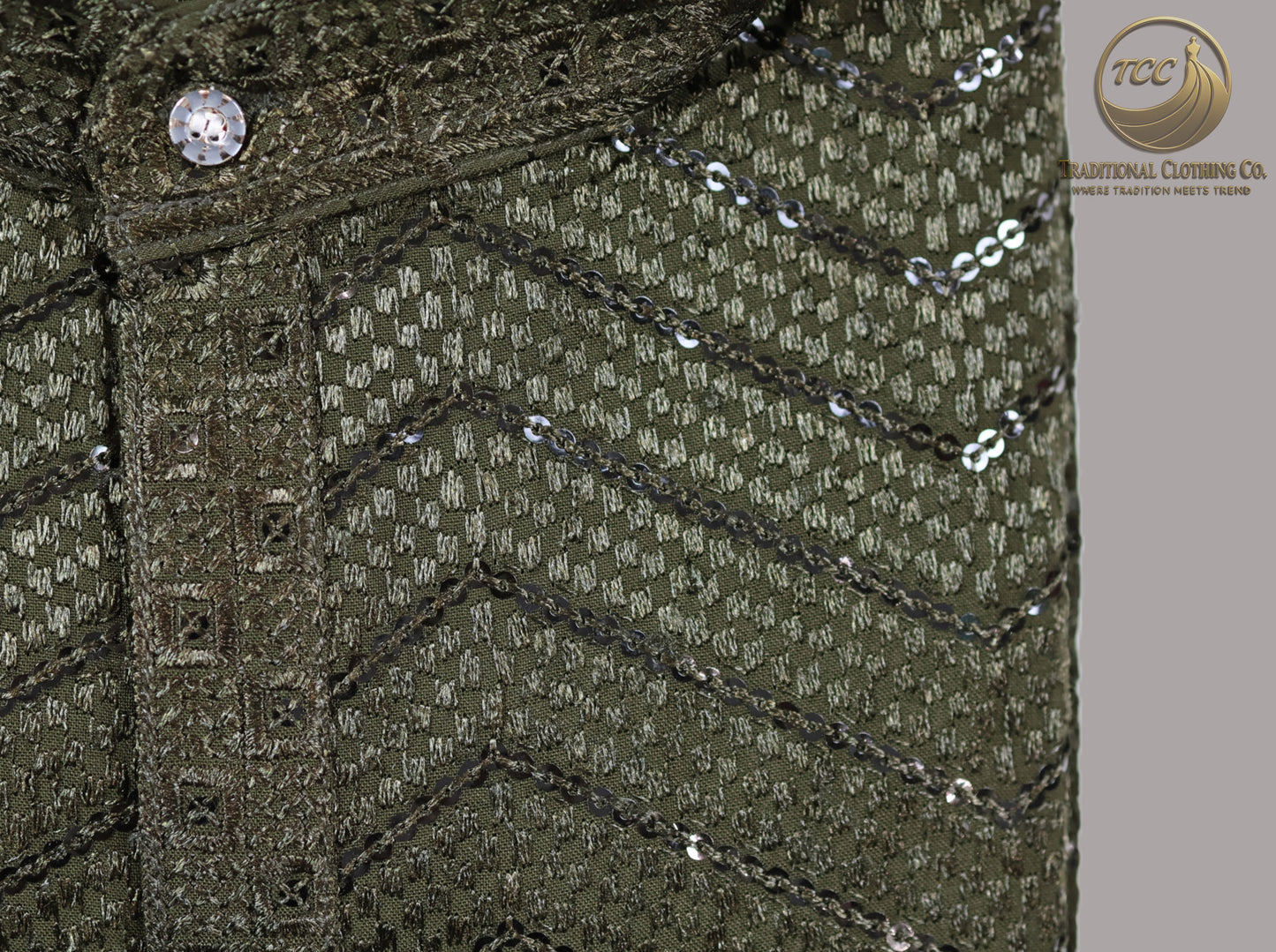 Men’s Chikan Kari Kurta – Hand Embroidered Cotton – Green, Yellow, Olive, Light Green, Red, Blue