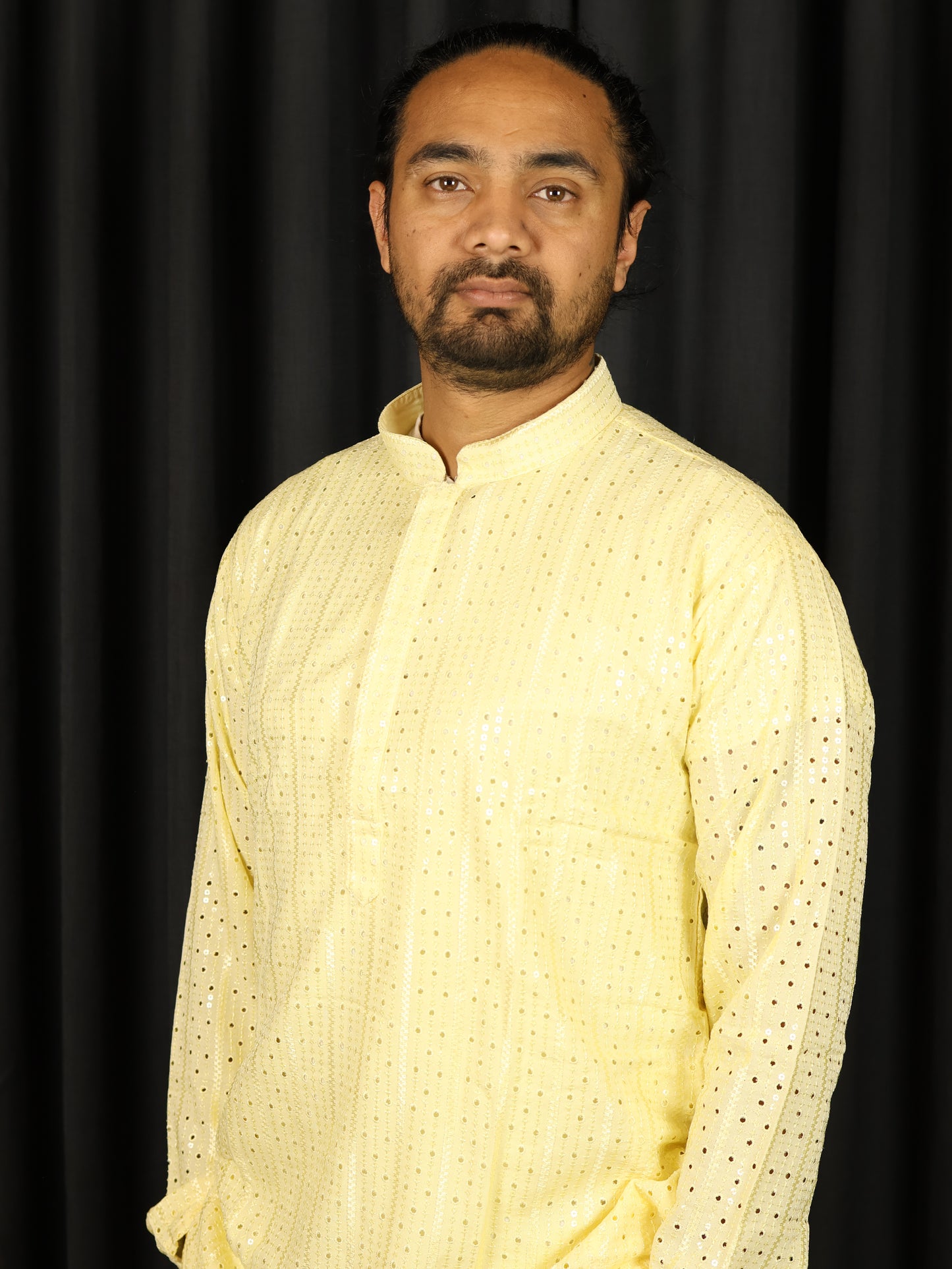 Chikankari Kurta – Elegance with Shimmer Accents | Yellow, Light Green, Peach, Dark Blue, Purple and Sky Blue