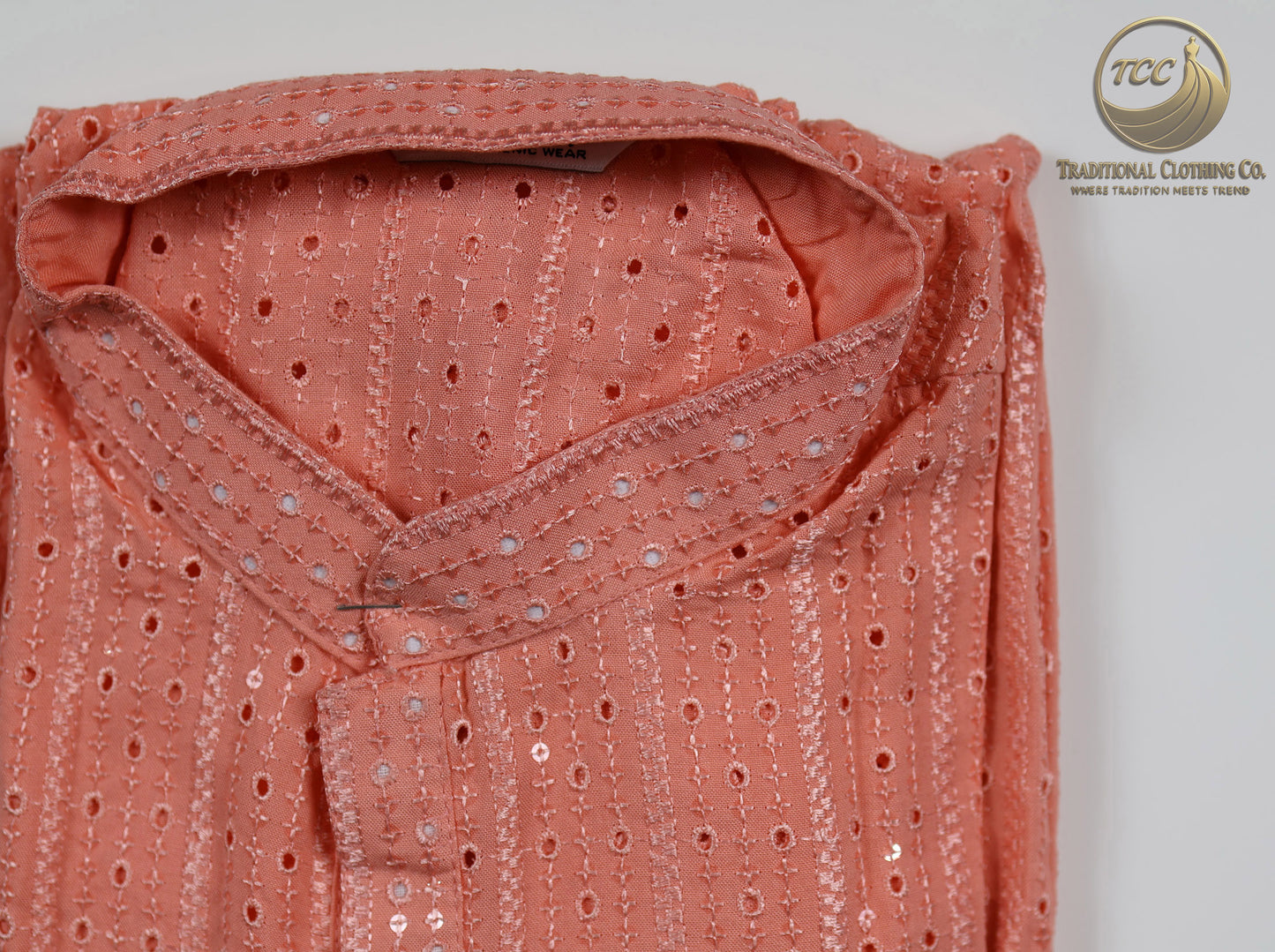 Chikankari Kurta – Elegance with Shimmer Accents | Yellow, Light Green, Peach, Dark Blue, Purple and Sky Blue
