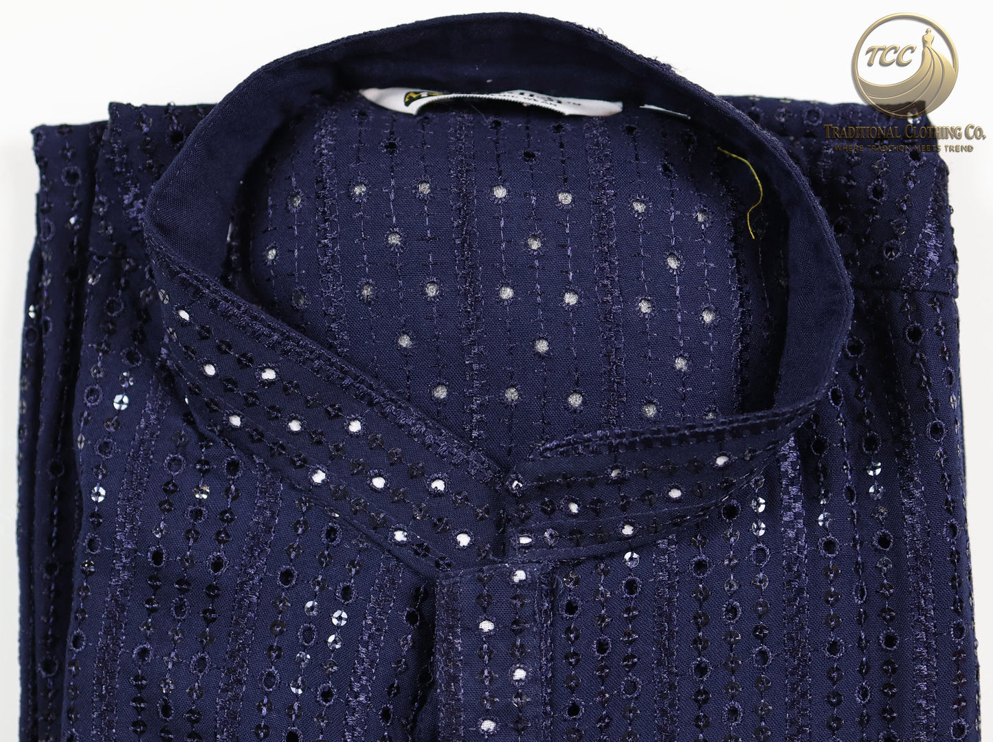 Chikankari Kurta – Elegance with Shimmer Accents | Yellow, Light Green, Peach, Dark Blue, Purple and Sky Blue