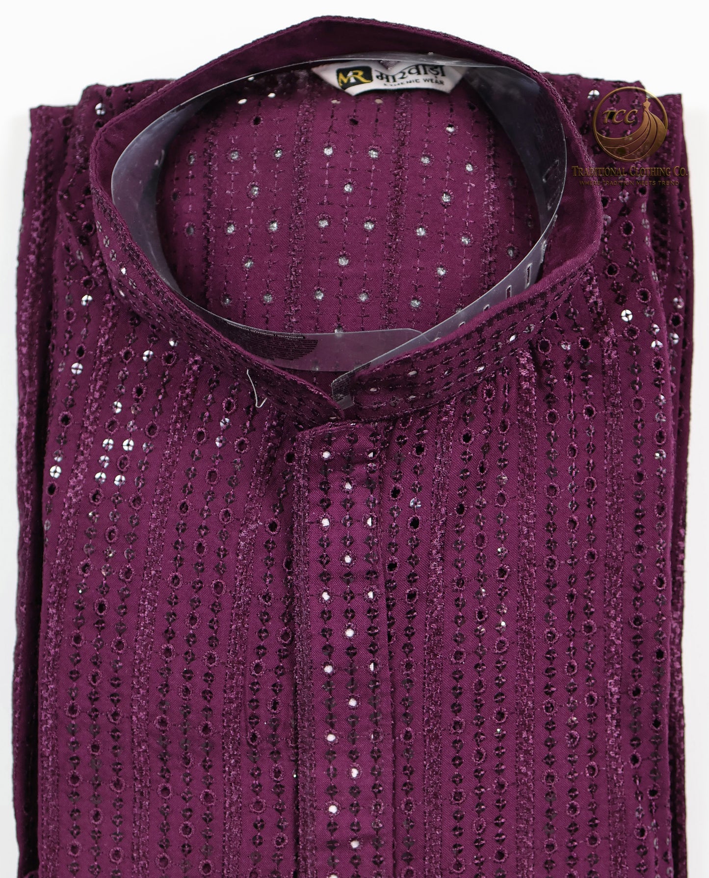 Chikankari Kurta – Elegance with Shimmer Accents | Yellow, Light Green, Peach, Dark Blue, Purple and Sky Blue