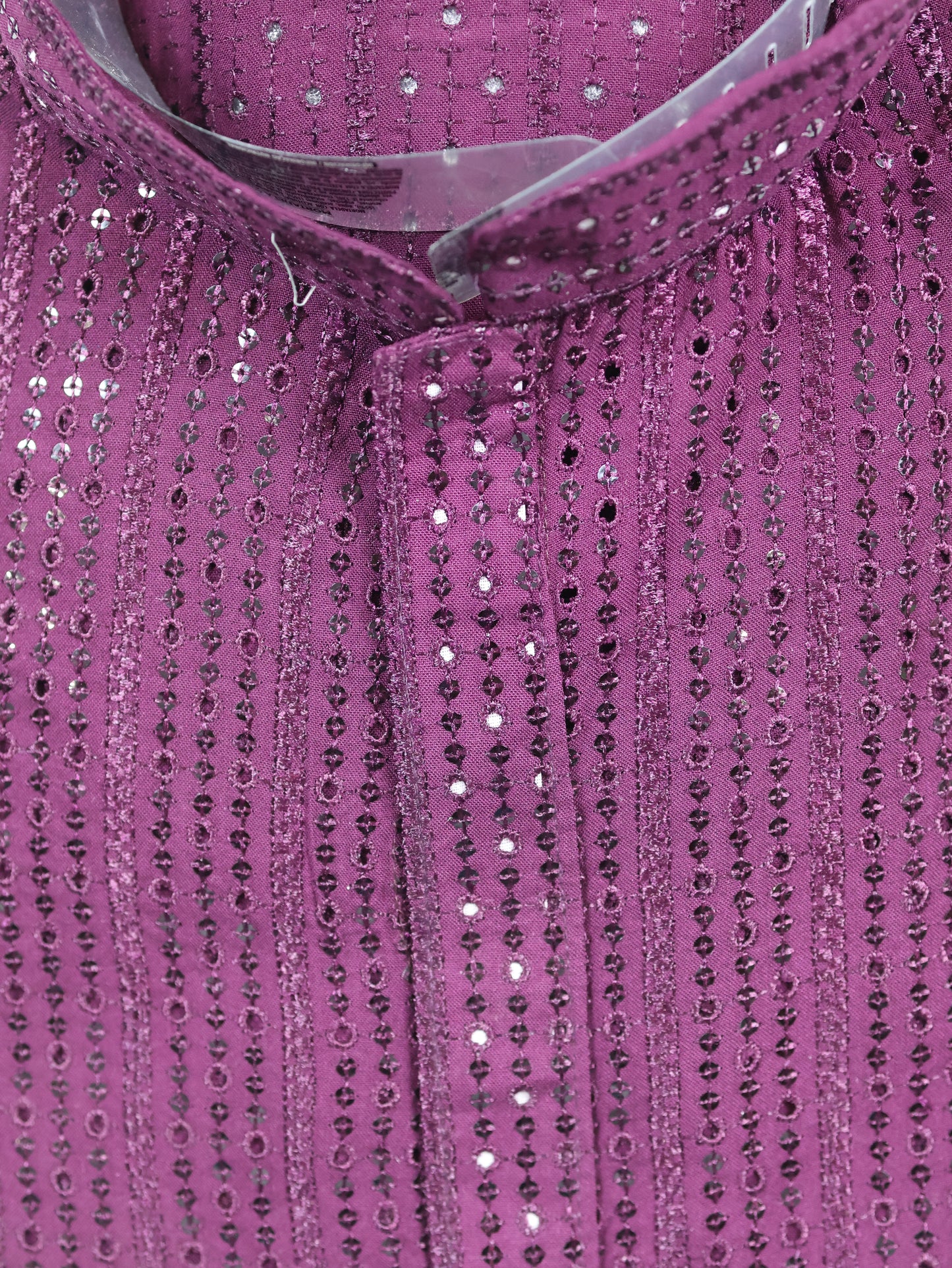 Chikankari Kurta – Elegance with Shimmer Accents | Yellow, Light Green, Peach, Dark Blue, Purple and Sky Blue