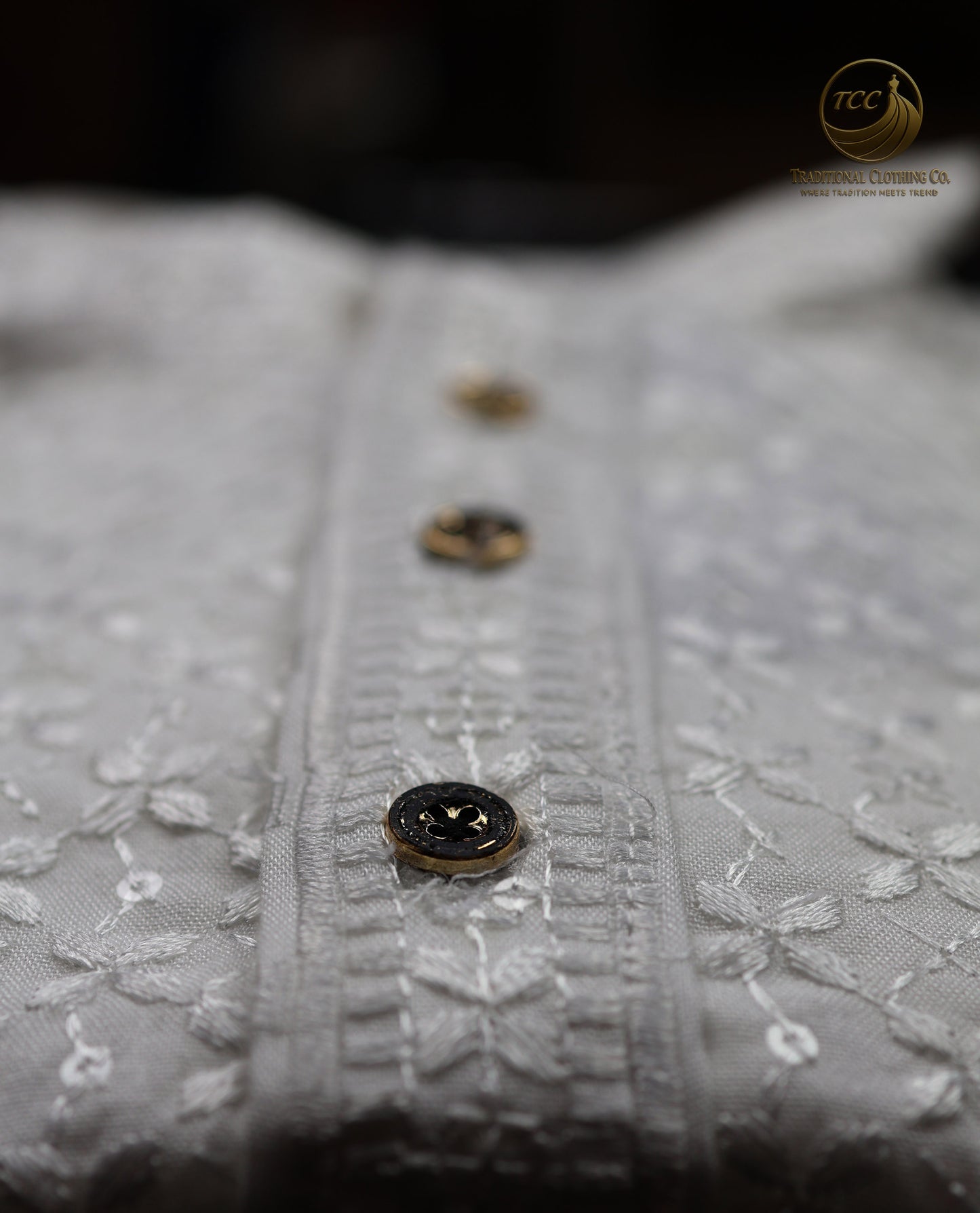 Men’s Chikankari Kurta with Floral Embroidery – Available in Multiple Colours