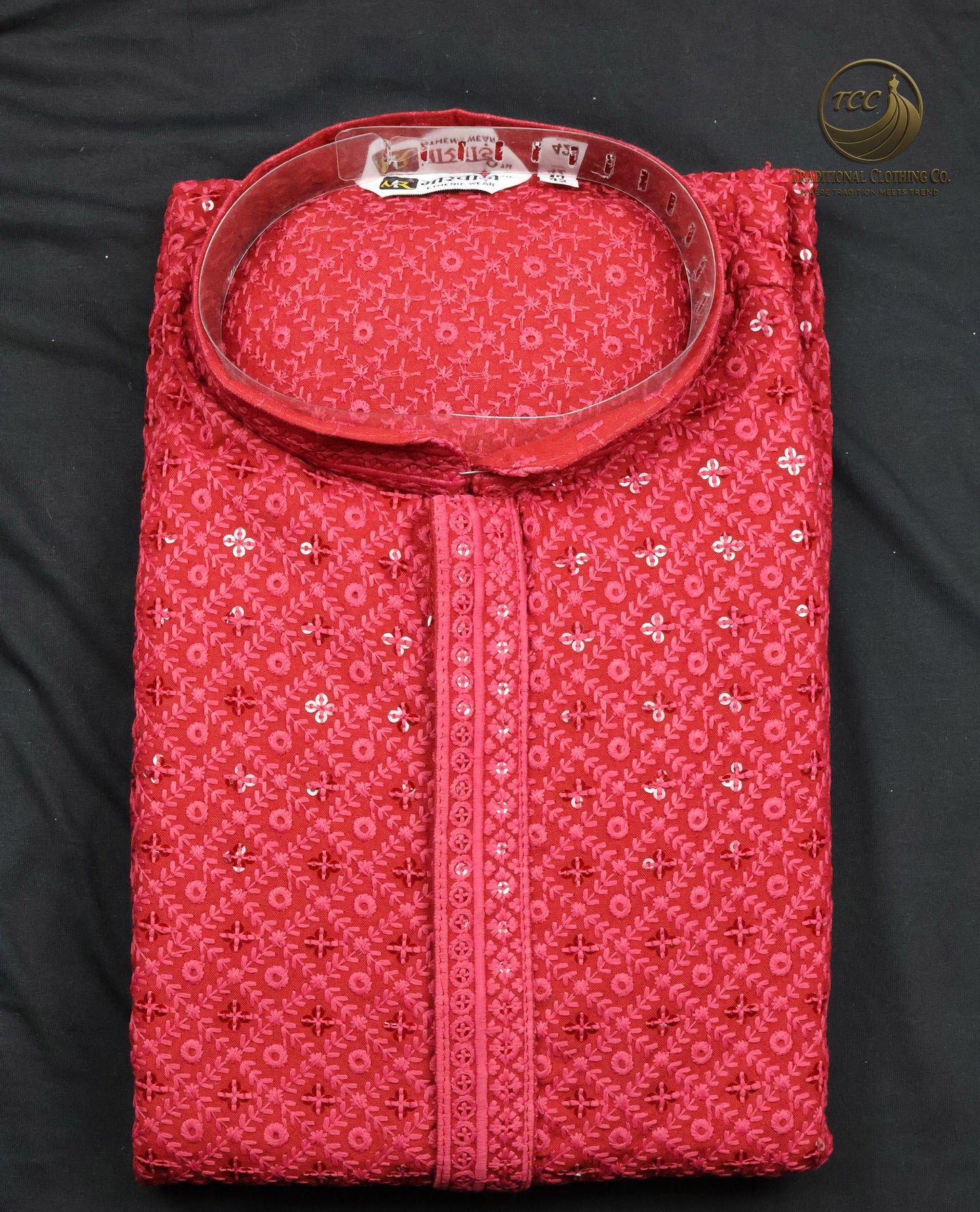 Men’s Chikan kari Kurta – Tone-on-Tone Embroidery, Formal Ethnic Wear | Available in multiple colours