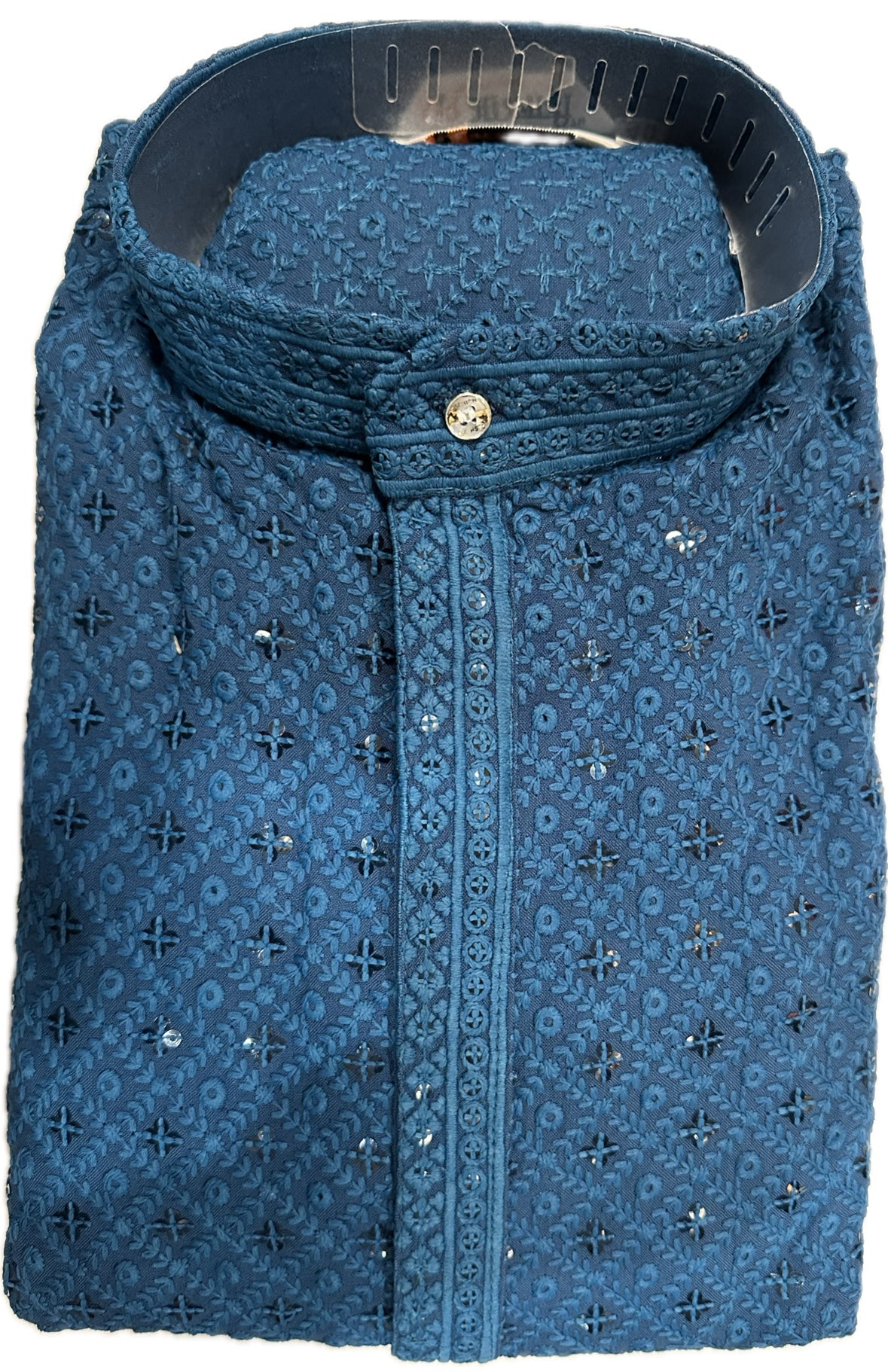 Men’s Chikan kari Kurta – Tone-on-Tone Embroidery, Formal Ethnic Wear | Available in multiple colours