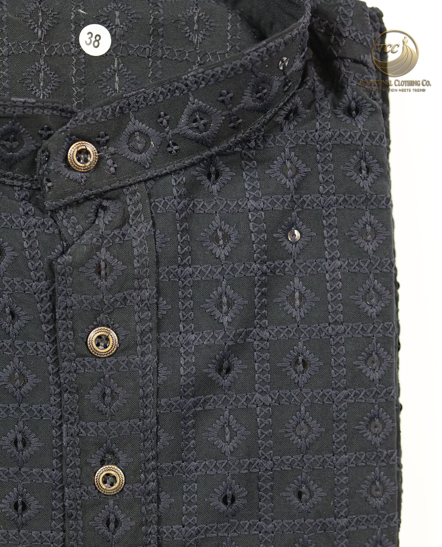 Men’s Chikankari Kurta Set with Tonal Embroidery, Festive Wear | Available in Multiple Colours